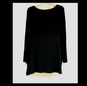 Ava & Viv Tops - Ava & Viv Solid Black Long Sleeve Top Size 4X NWTS Ava & Viv Tops - Ava & Viv Solid Black Long Sleeve Top Size 4X NWTS